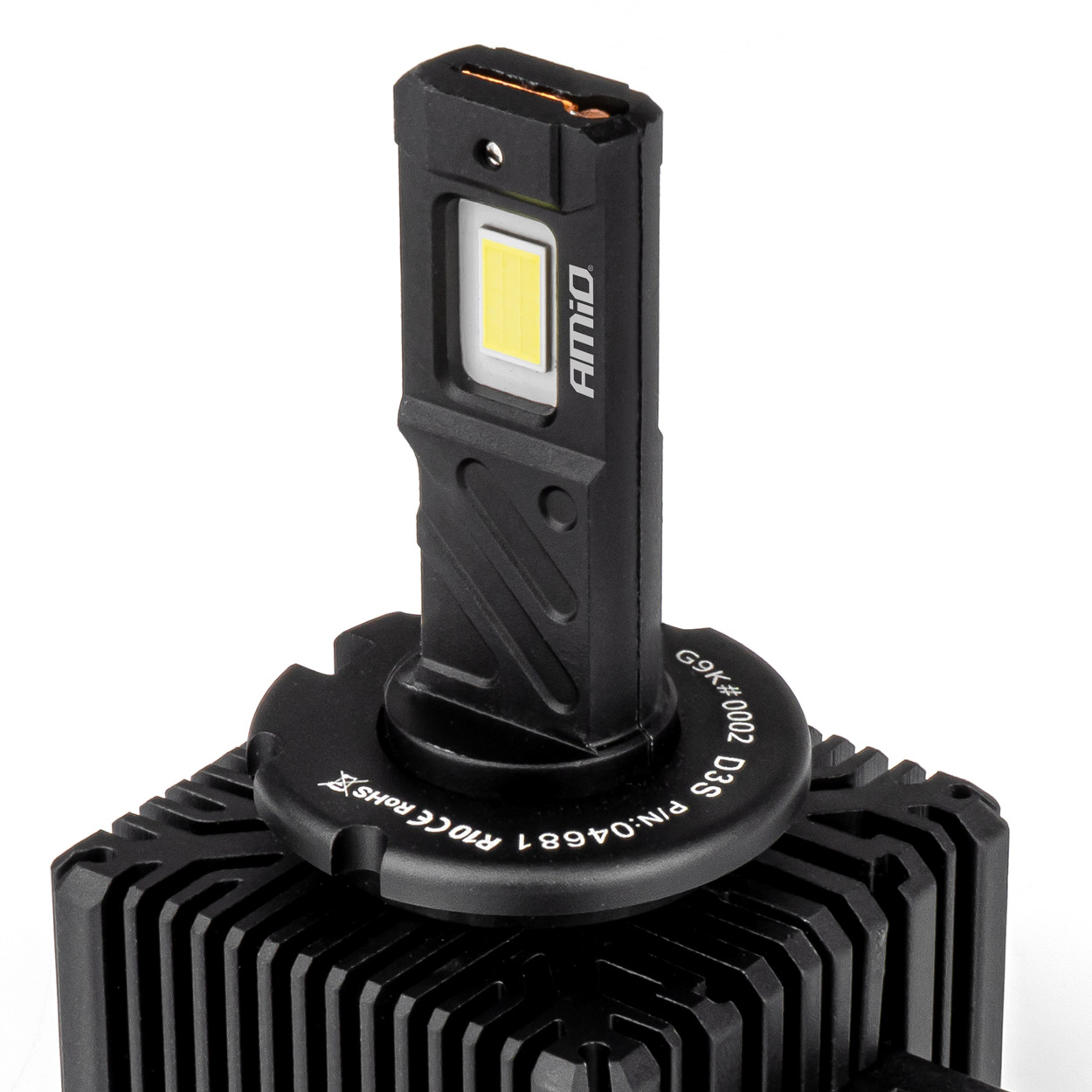 AMIO - Λαμπτήρες LED Φώτων Εμπρός Τύπου D3S Βάση PK32D-5 Τάση Λειτουργίας 12V Απόδοσης 176W (14424LM) Xd Pro Series Full Canbus 6500K Με Ψύκτρα Plug & Play Για Επιβατικά Αυτοκίνητα - 2 Τεμ. (04679/AM) - Thumbnail 2