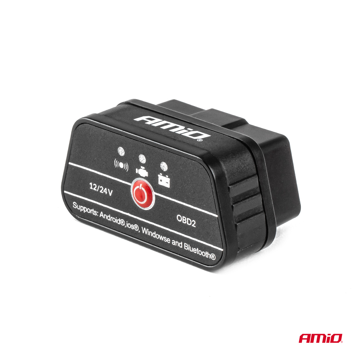 AMIO - Διαγνωστικό Αυτοκινήτου Obd 2 Τύπου ELM327 Bluetooth PIC25K80 Τάση Λειτουργίας 12V Με Ασύρματη Σύνδεση Για Επιβατικά Αυτοκίνητα - 1 Τεμ. (04731/AM) - Thumbnail 2