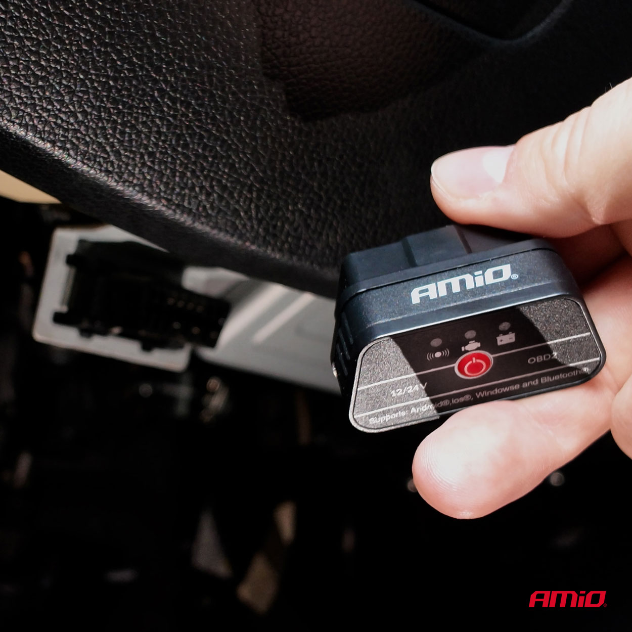 AMIO - Διαγνωστικό Αυτοκινήτου Obd 2 Τύπου ELM327 Bluetooth PIC25K80 Τάση Λειτουργίας 12V Με Ασύρματη Σύνδεση Για Επιβατικά Αυτοκίνητα - 1 Τεμ. (04731/AM) - Thumbnail 7
