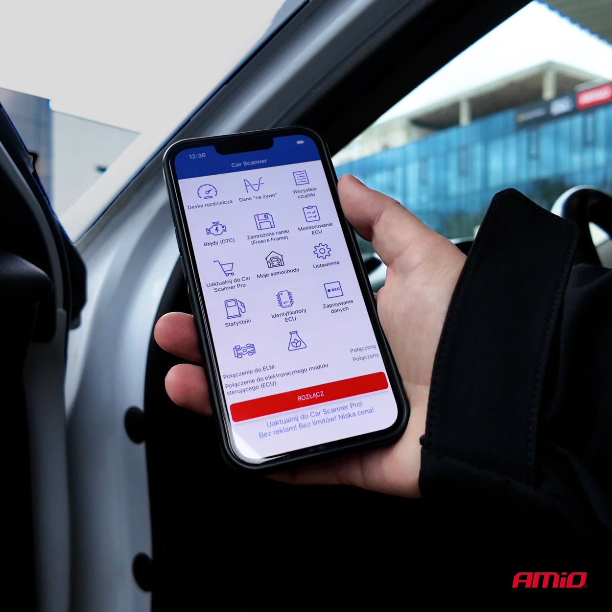 AMIO - Διαγνωστικό Αυτοκινήτου Obd 2 Τύπου ELM327 Bluetooth Mini Τάση Λειτουργίας 12V Με Ασύρματη Σύνδεση Για Επιβατικά Αυτοκίνητα - 1 Τεμ. (04732/AM) - Thumbnail 8