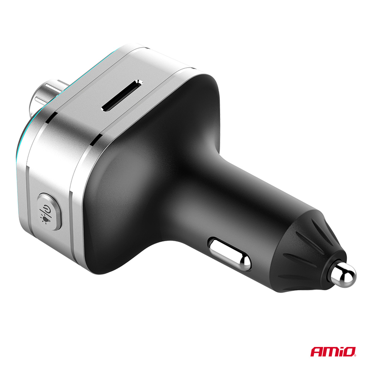 AMIO - Fm Transmitter Αυτοκινήτου 12/24V Με 1XUSB Type-c Και Υποδοχή Microsd - 1 Τεμ. (04652/AM) - Thumbnail 8