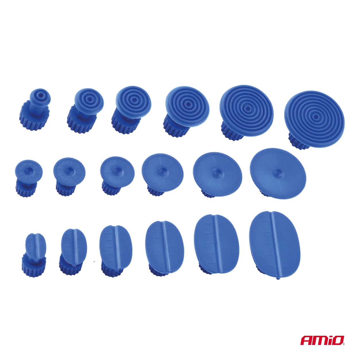 AMIO - Kit Επισκευής Λαμαρίνας Από Λακούβες (αμάξωμα Οχήματος) Τύπου Inertial Hammer Με 18 Αντάπτορες Για Επιβατικά Αυτοκίνητα - 1 Σετ (04597/AM) - Thumbnail 5