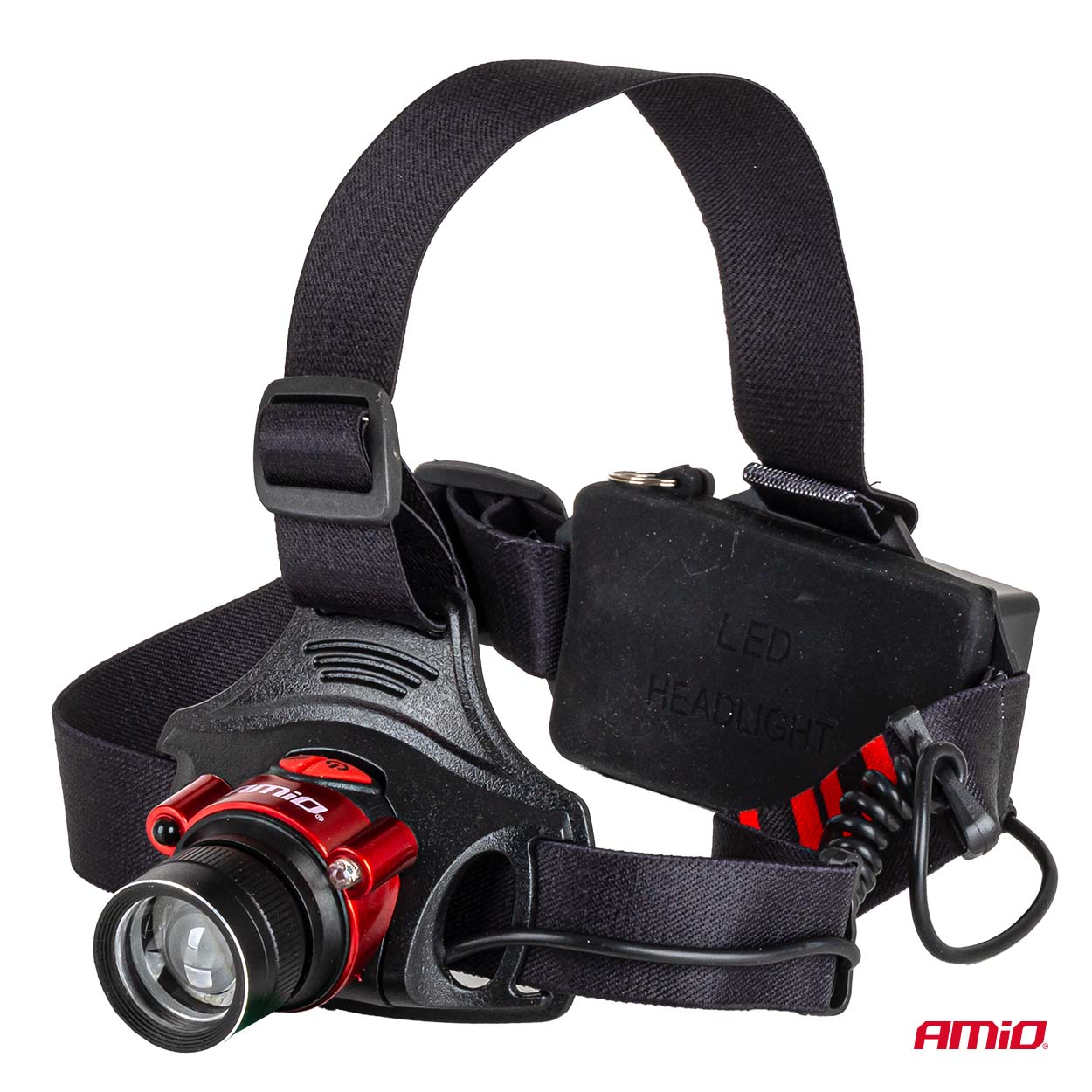 AMIO - Φακός Κεφαλής Εργασίας Τύπου T6 LED Χωρητικότητα Μπαταρίας 3600MAH - 1 Τεμ. (04665/AM) - Thumbnail 6