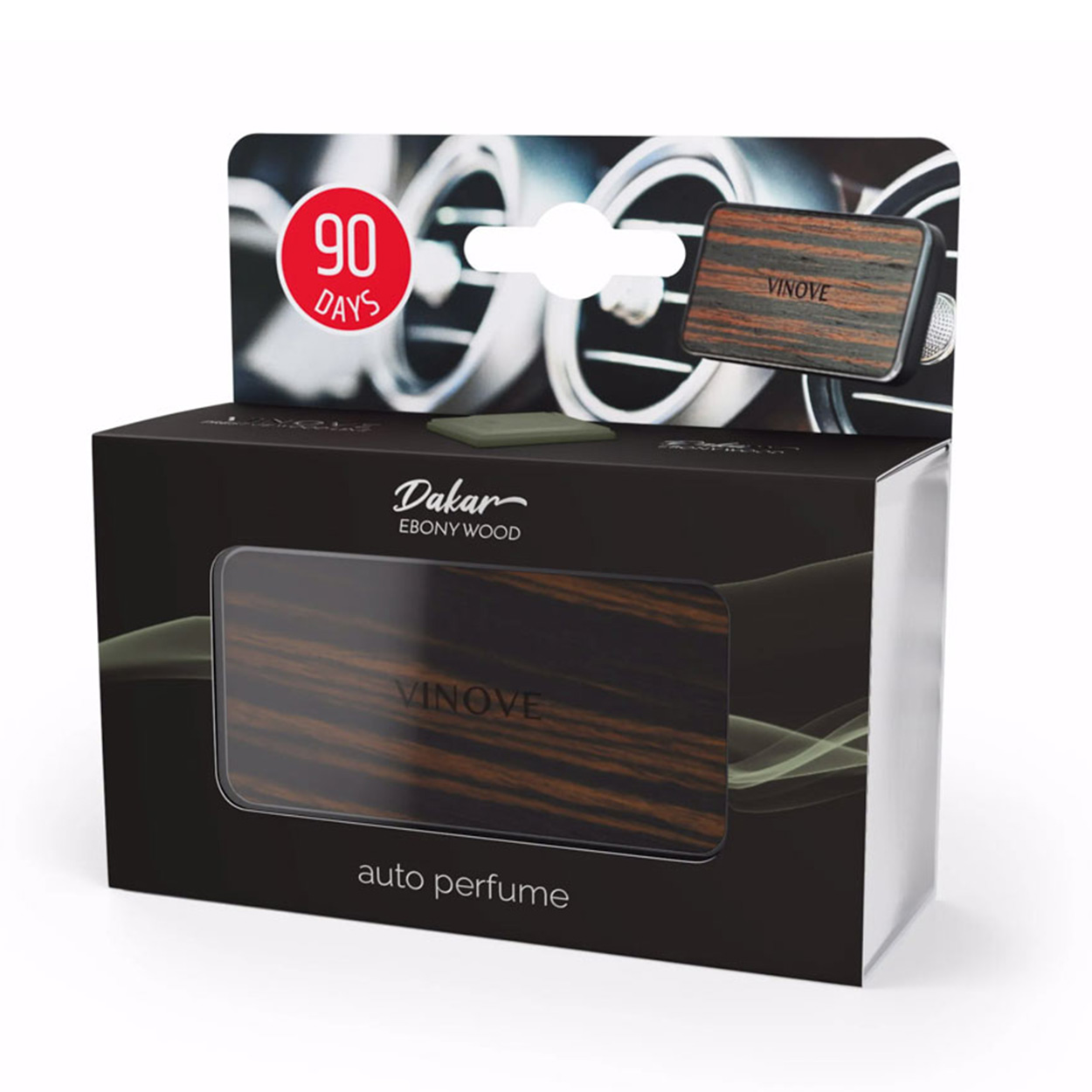 Amio - Αρωματικό αεραγωγού τύπου Vinove Prestige Dakar Ebony Wood 1 τεμ. (V11367/V10-20/AM)