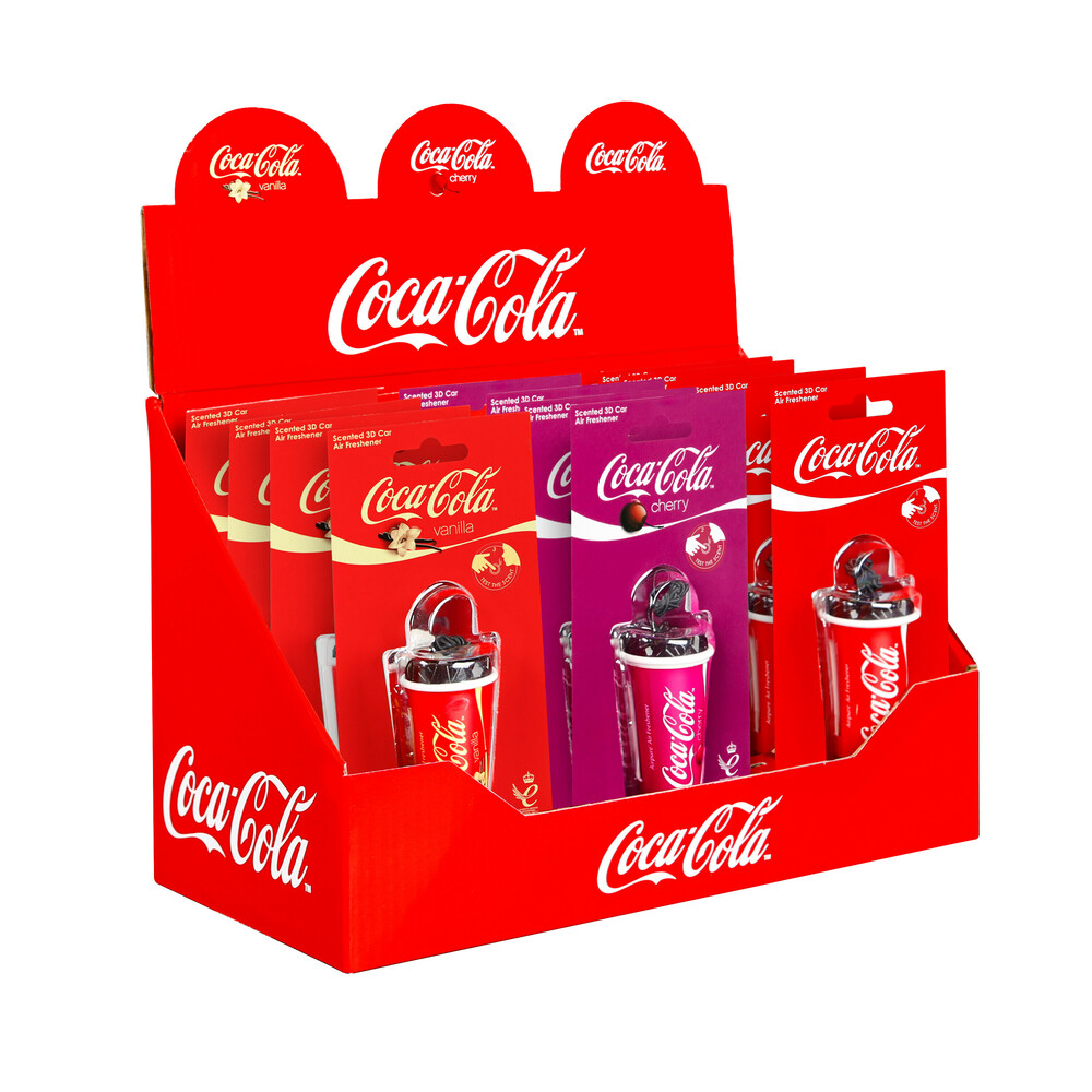 LAMPA - Αρωματικά Κρεμαστά 3D Cup Σε Σχέδιο Ποτήρι Coca-cola Διάφορα Αρώματα Σε Display - 12 Τεμ. (L.FOBCC13DCDU888) - Thumbnail 5