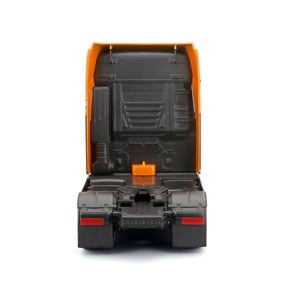 LAMPA - Μινιατούρα Νταλίκα Iveco S-way 1:43 Σε Πορτοκαλί/μαύρο Χρώμα Burago - 1 Τεμ. (L.BU32208) - Thumbnail 5