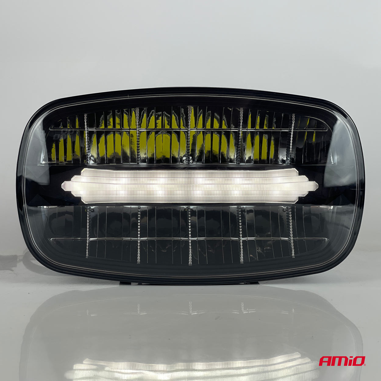 AMIO - Προβολέας Εργασίας LED Oval Με Ενσωματωμένο Φλας 109W 7000LM 9/36V Για Φορτηγά Γεωργικά Μηχανήματα Και Off-road Οχήματα - 1 Τεμ. (04535/AM) - Thumbnail 8