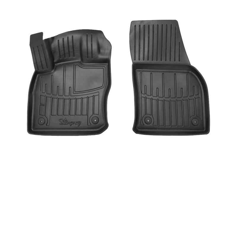 Race Axion - Πατάκια Για Skoda Kodiaq (NS7) 2016-2024 & VW Tiguan (AD/BW) 2015-2024 5πορτο Λάστιχο Σκαφάκια Προστατευτικά Με Κουμπώματα για Επιβατικά Αυτοκίνητα - 2 τεμ. (5024112/ST)