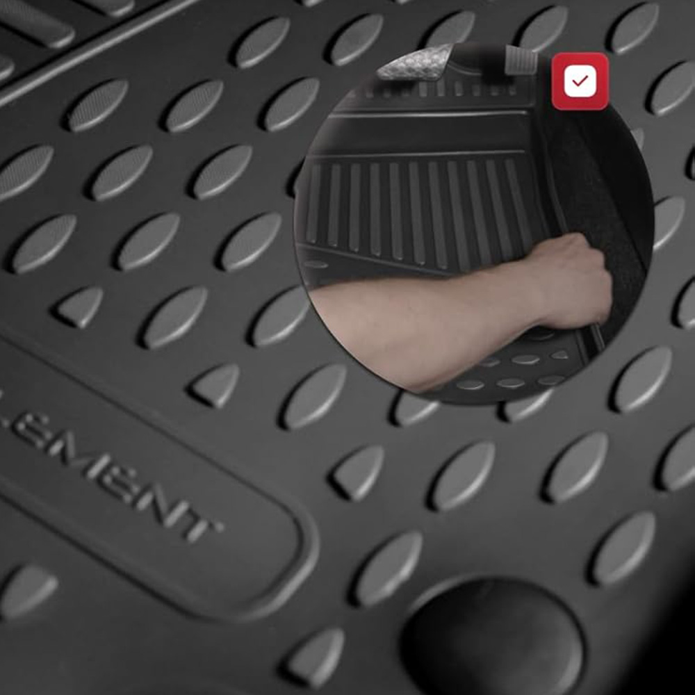 NOVLINE - Πατάκια Σε Σκαφη 3D Για Vw Tiguan Iii (MK3) 2024 > Από Tpe Λάστιχο Σε Μαύρο Χρώμα - 4 Τεμ. (ELEMENT3DA71434210K/NV) - Thumbnail 4