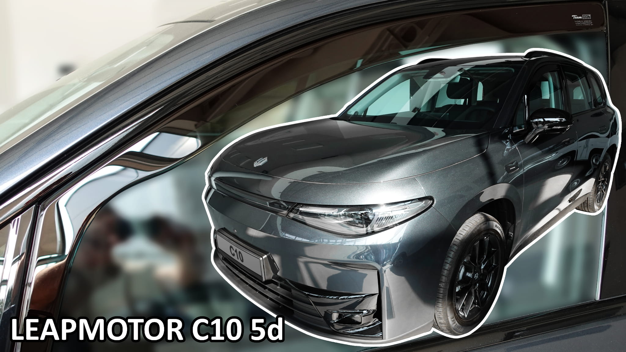 Heko - Ανεμοθραύστες Παραθύρων Για Leapmotor C10 2024 > 5πορτο υλικό Acrylic Χρώμα Φιμέ - 2 τεμ. (ΑΝΕΜ.29121)