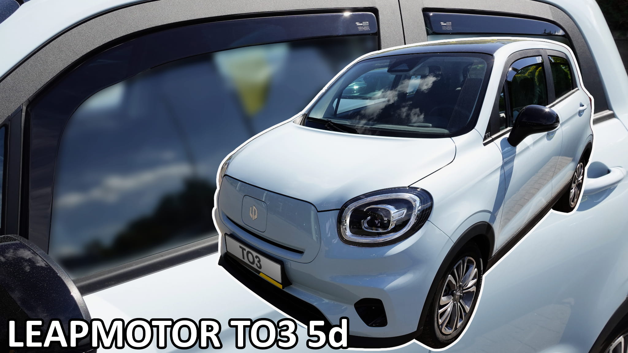 Heko - Ανεμοθραύστες Παραθύρων Για Leapmotor T03 2020 > 5πορτο υλικό Acrylic Χρώμα Φιμέ - 4 τεμ. (ΑΝΕΜ.SET29120)