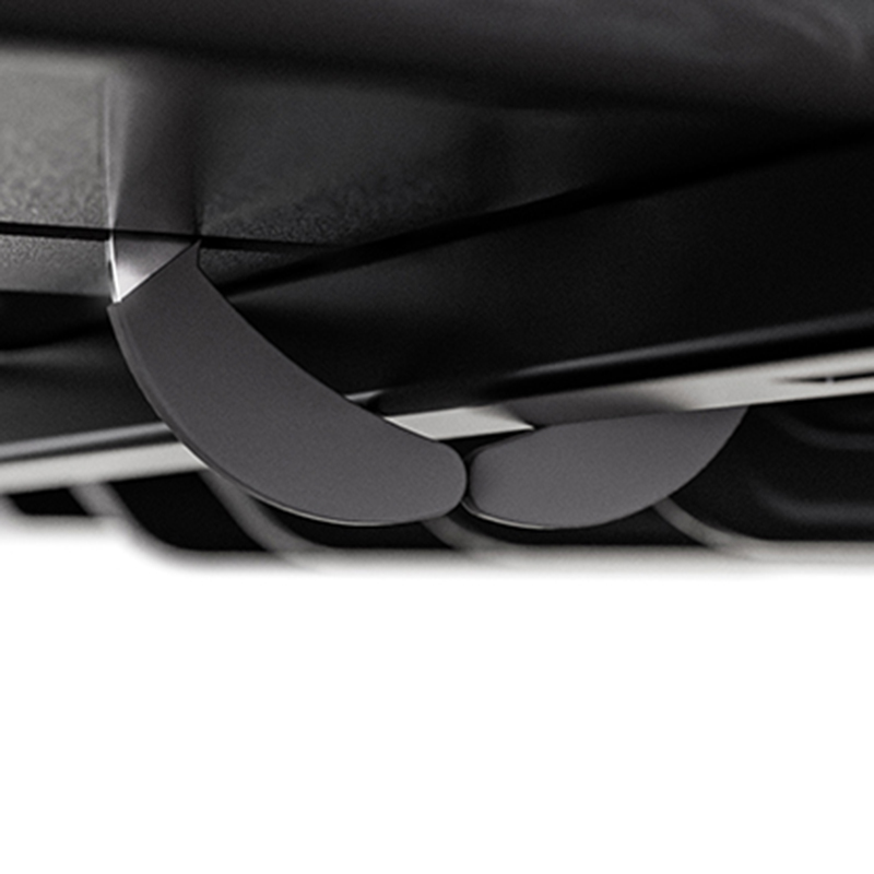 MENABO - Μπαγκαζιέρα Οροφής Satellite 600 Duo Black Crab Με Δαγκάνες Σε Μαύρο Γυαλιστερό Χρώμα Από ABS Πλαστικό Με Διαστάσεις 197,6X94,1X46,7 Cm - 1 Τεμ. (16920/MB) - Thumbnail 5