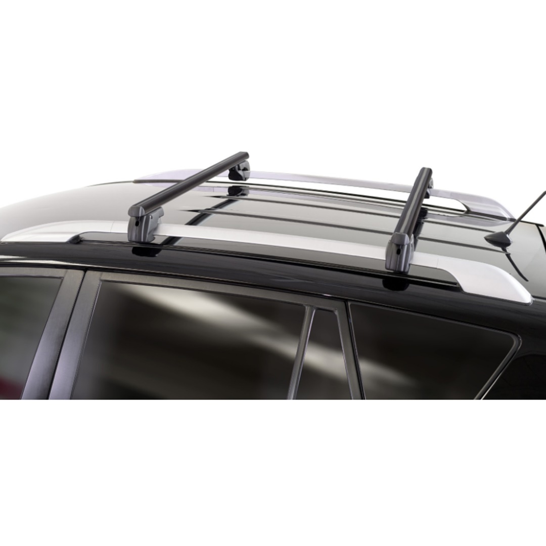 MENABO Μπαρες Οροφης Αλουμινιου Sherman Black 120 Cm Σε Μαυρο Χρωμα Για Ram 1000 4 Doors 2018> Με Raised Rails (παράλληλες Μπάρες Με Κενό) - 2 Τεμ. (12280/MB) - Thumbnail 7