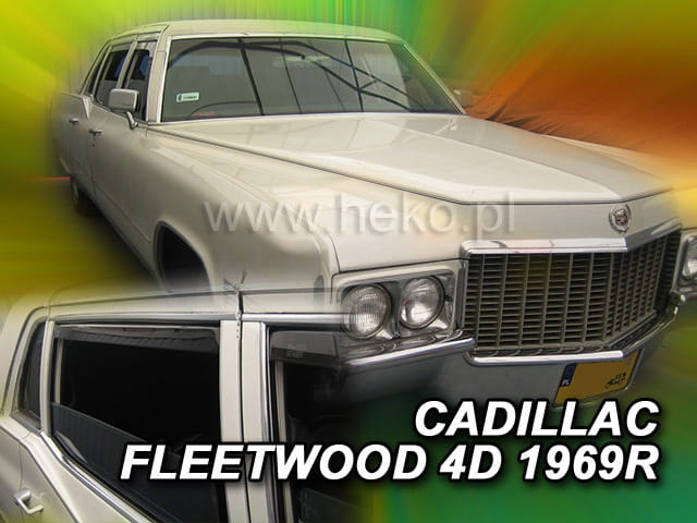 HEKO – Ανεμοθραύστες Παραθύρων Για Cadillac Fleetwood Sixty Special Sedan 4πορτο 09/1964 > 09/1970 (εμπρός & Πίσω) – 4 Τεμ. (ANEM.SET10607)