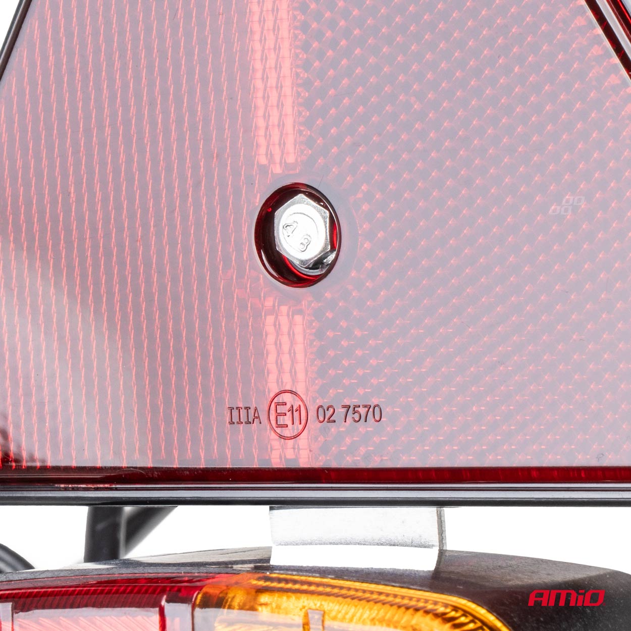 AMIO – Φανάρια Τρέιλερ Μαγνητικά 12V Με 7-PIN Iso & Ανακλαστικά Τρίγωνα Για Ασφαλή Σήμανση & Ορατότητα – 2 Τεμ. (02095/AM) - Thumbnail 5