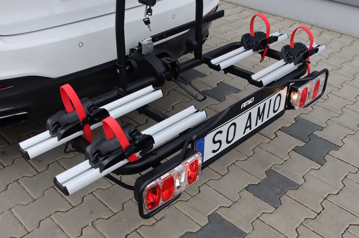 AMIO – Βάση Ποδηλάτου Κοτσαδόρου TBC-02/2 Για 2 E-bike Έως 60KG Με Αναδίπλωση & Κλείδωμα Για Ασφαλή Μεταφορά – 1 Τεμ. (02585/AM) - Thumbnail 8