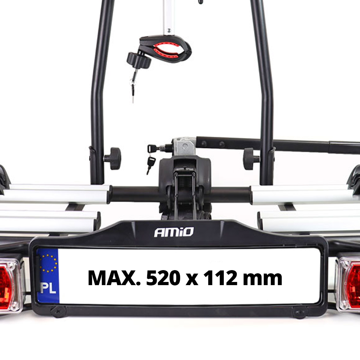 AMIO – Βάση Ποδηλάτου Κοτσαδόρου TBC-02/2 Για 2 E-bike Έως 60KG Με Αναδίπλωση & Κλείδωμα Για Ασφαλή Μεταφορά – 1 Τεμ. (02585/AM) - Thumbnail 16