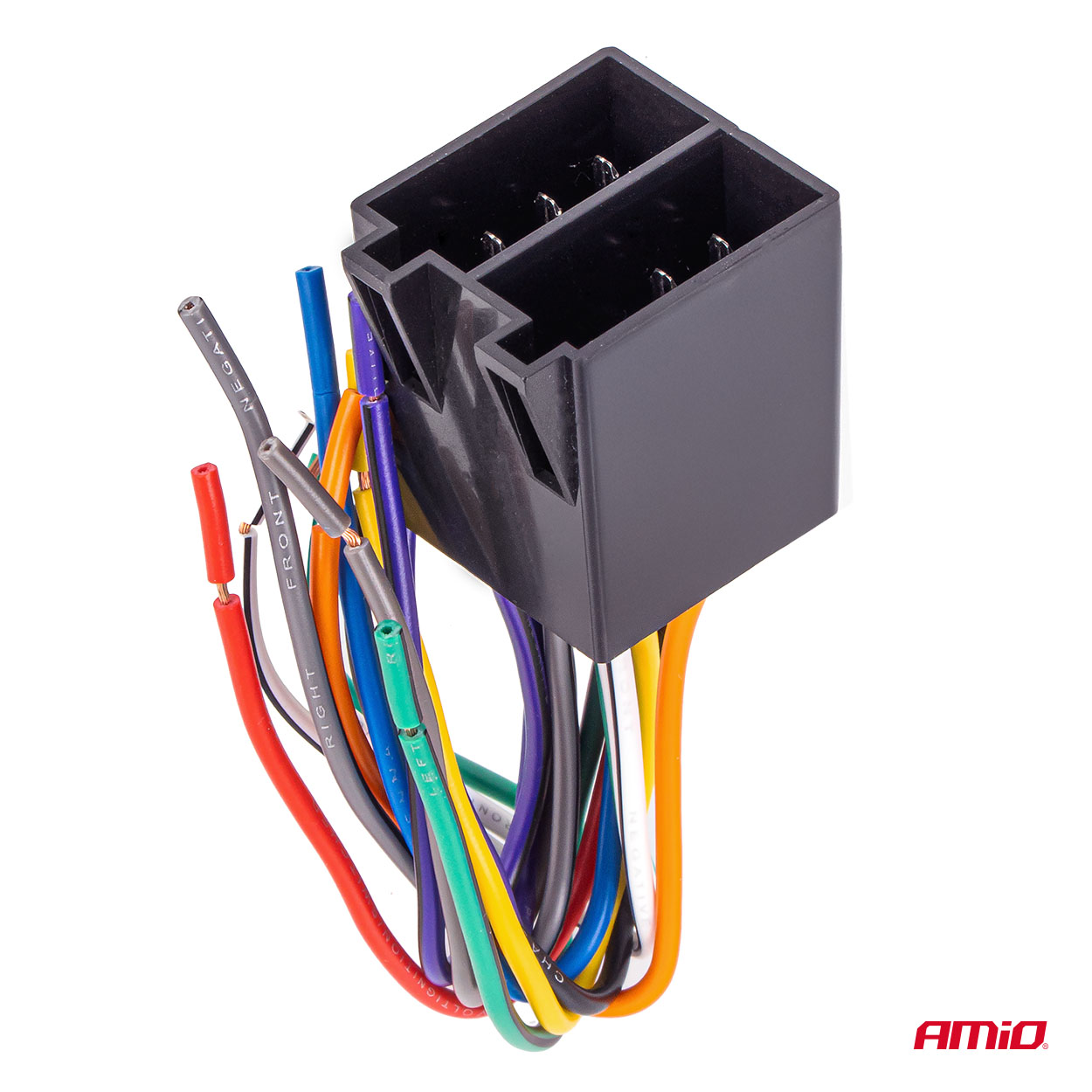 AMIO – Φίσα Iso 13PIN Αρσενική Cca 12V 5A Για Σταθερή Σύνδεση & Αξιόπιστη Λειτουργία Φωτισμού – 1 Τεμ. (04445/AM) - Thumbnail 2