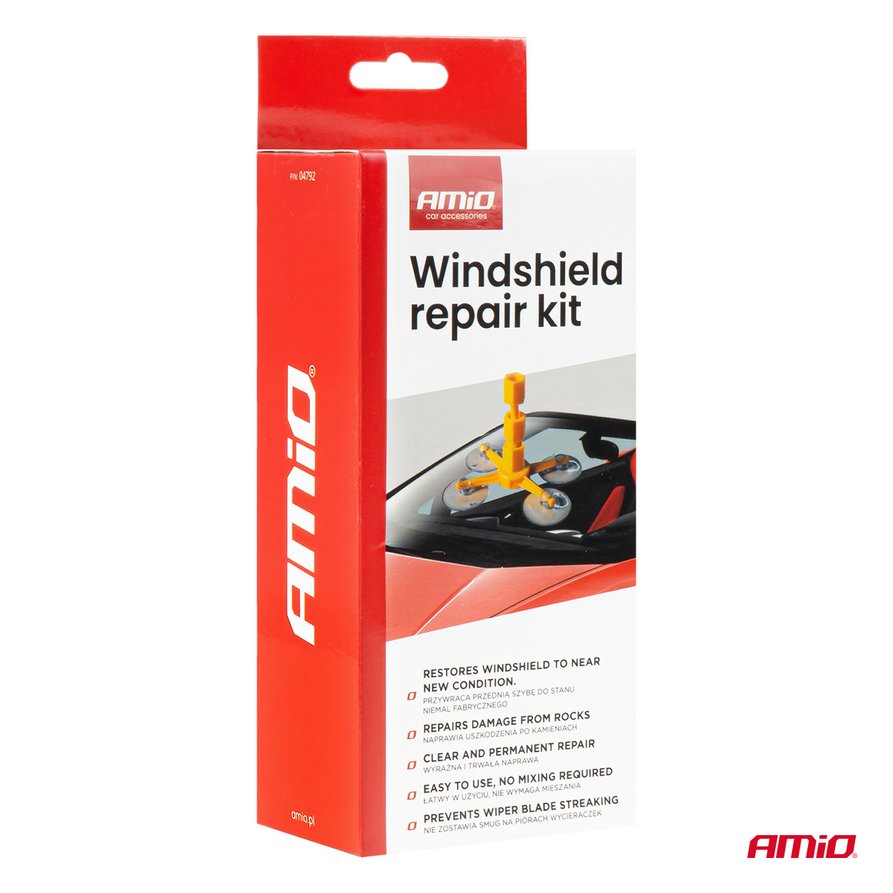 AMIO – Kit Επισκευής Παρμπρίζ & Τζαμιών Με Ρητίνη Heavy Duty Για Ασφαλή Εγκατάσταση & Καθημερινή Χρήση – 1 Κιτ (04792/AM) - Thumbnail 6