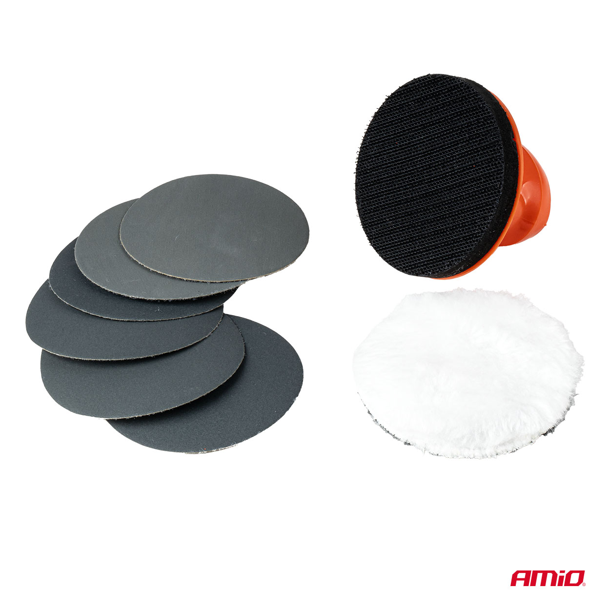 AMIO – Kit Ξεθαμπώματος Φαναριών Με Αλοιφαδόρο Χειρός Heavy Duty Για Ασφαλή Εγκατάσταση & Καθημερινή Χρήση – 1 Κιτ (04793/AM) - Thumbnail 4