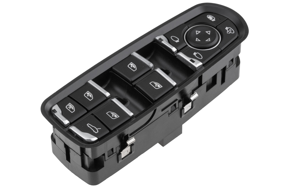 NTY – Πολλαπλός Διακόπτης Παραθύρων Porsche OE 7PP959858AE 15 Pins για Σταθερή και Ομαλή Λειτουργία - 1 Τεμ. (EWS-PS-011)