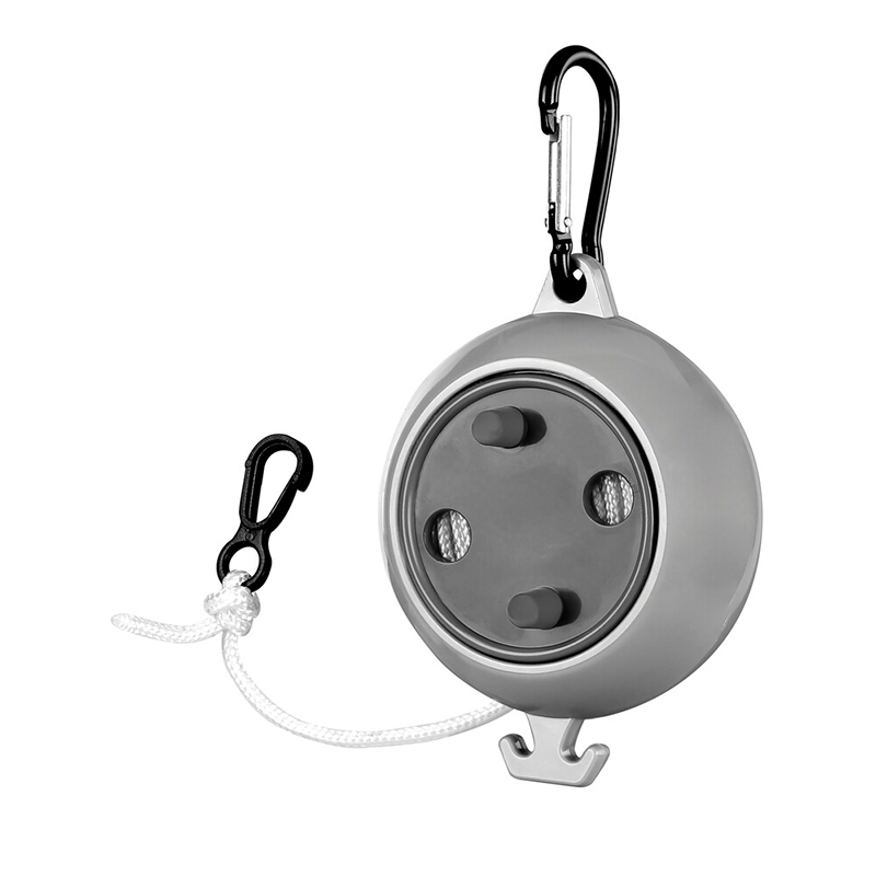 Lampa - Σχοινί Απλώματος Ρούχων Πτυσσόμενο Pull & Dry Πάχους 3 mm και Μήκους 8 m με Γάντζο και Καραμπίνερ - 1 Τεμ. (L7153.6)
