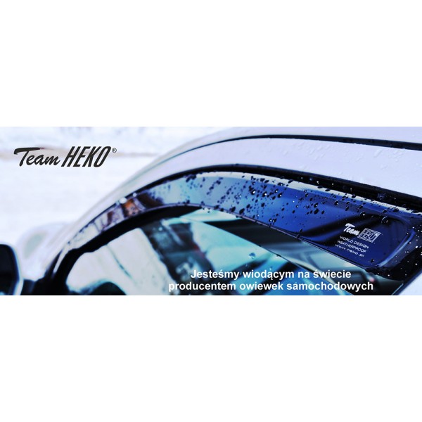 HEKO - Ανεμοθραύστες Για Chery Tiggo 4 2024 > 5πορτο / Suv Ζευγάρι Αυτοκινήτου Από Εύκαμπτο Φιμέ Πλαστικό - 2 Τεμ. (ανεμ.25412) - Thumbnail 5