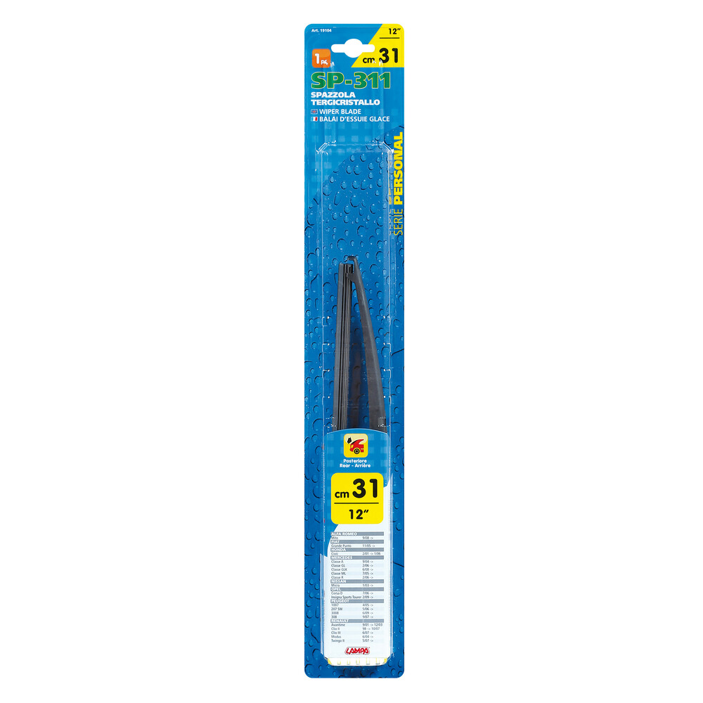 Υαλοκαθαριστηρας Για Πισω Τζαμι Personal SP311 31 Cm (12 Inch) - 1 Τεμ. - Thumbnail 2