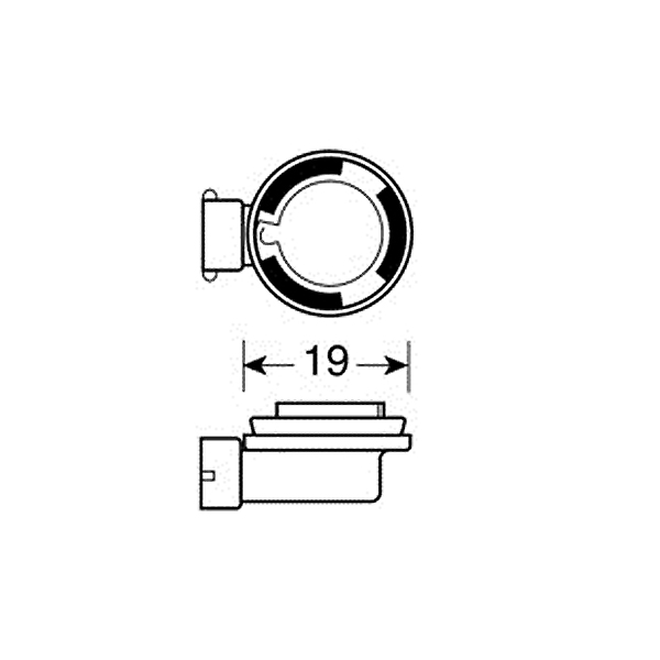 H8 Blue Xenon 12V/35W 4.500κ - Thumbnail 4