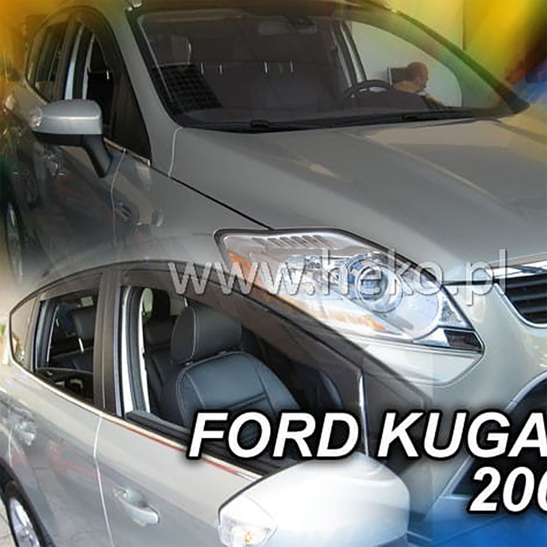 Ανεμοθραυστες Για Ford Kuga 5D 2008-2013 Ζευγαρι Απο Ευκαμπτο Φιμε Πλαστικο HEKO - 2 Τεμ.