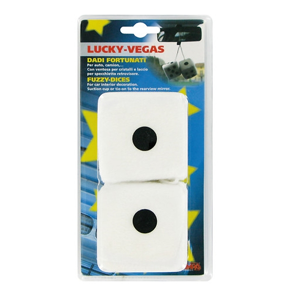 Διακοσμητικα Ζαρια Ασπρα Lucky Vegas 7X7CM - Thumbnail 3