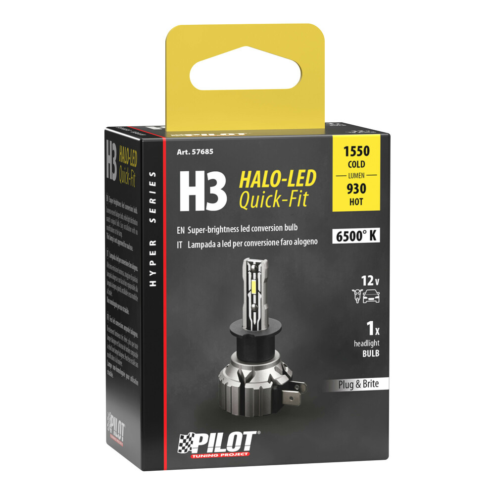 LAMPA - Λάμπα H3 12V PK22S 1550/930LM 6500K Halo LED Quick-fit Hyper Series Με Παθητική Ψύξη - 1 Τεμ. (L5768.5)ΤΕΜ - Thumbnail 5