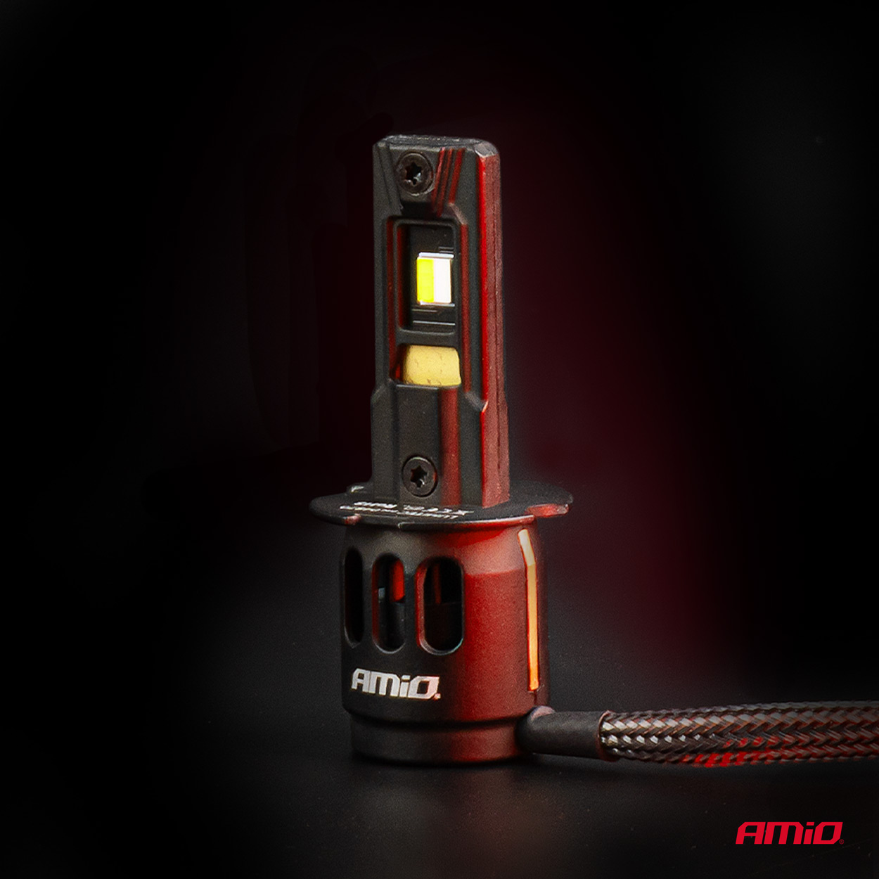 AMIO - Λάμπες LED F26 Pro Series H3 12/24V 68W 2900-3550LM 6.000K Full Can-bus Plug&play - 2 Τεμ. (04870/AM) - Thumbnail 2
