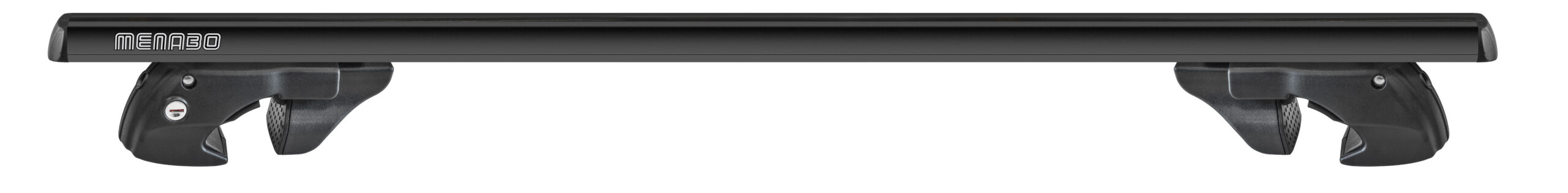 MENABO Μπαρες Οροφης Αλουμινιου Sherman Xl Black 135 Cm Σε Μαυρο Χρωμα Για Mercedes Benz Glk-class (X204) 5 Doors 2008>2015 Με Raised Rails (παράλληλες Μπάρες Με Κενό) - 2 Τεμ. (12290/MB) - Thumbnail 2