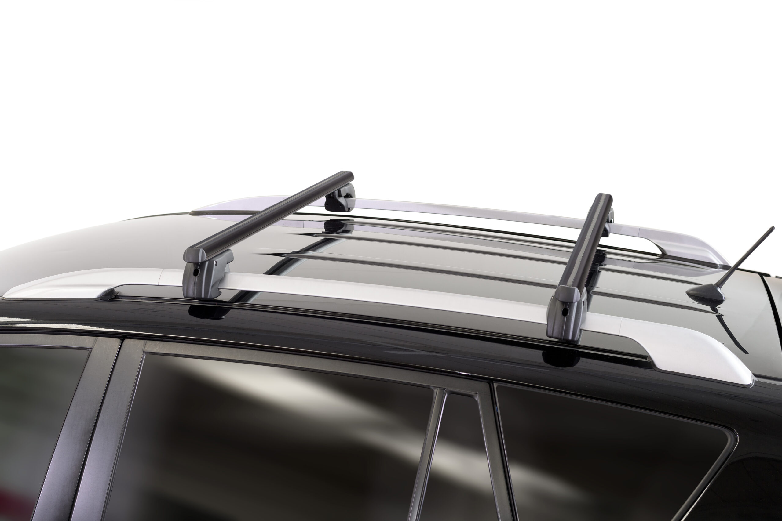 MENABO Μπαρες Οροφης Αλουμινιου Sherman Xl Black 135 Cm Σε Μαυρο Χρωμα Για Volkswagen Sharan (7M1A) 5 Doors 1999>2004 Με Raised Rails (παράλληλες Μπάρες Με Κενό) - 2 Τεμ. (12290/MB) - Thumbnail 4
