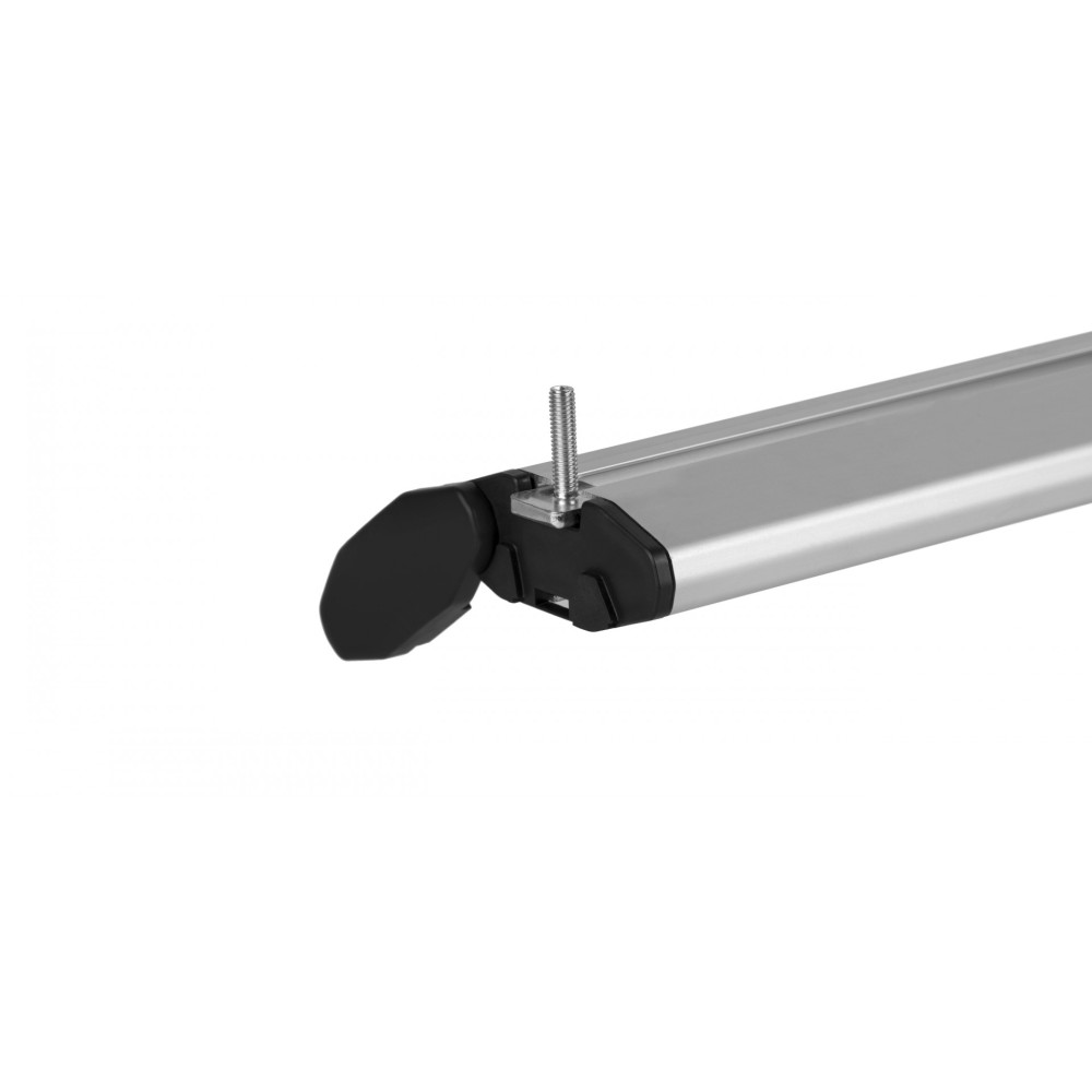 MENABO Μπαρες Οροφης Αλουμινιου Blade L Silver 127 Cm Με Ακρα Gamma Flat Για Evo Evo 7 5 Doors 2024> Με Flush Rails - 2 Τεμ. (14070/MB) - Thumbnail 5