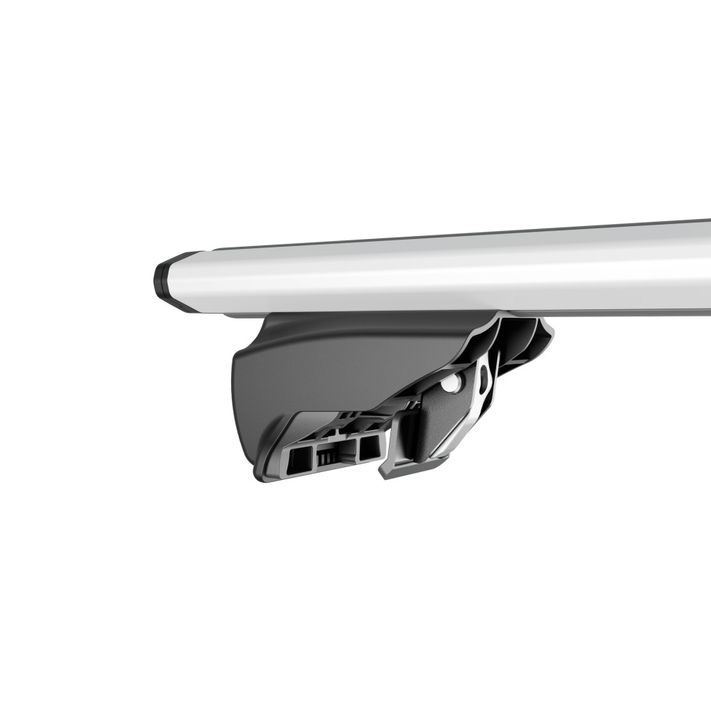 MENABO Μπαρες Οροφης Αλουμινιου Blade L Silver 127 Cm Με Ακρα Gamma Flat Για Hyundai Kona Electric (SX2) 5 Doors 2023> Με Flush Rails - 2 Τεμ. (14070/MB) - Thumbnail 3