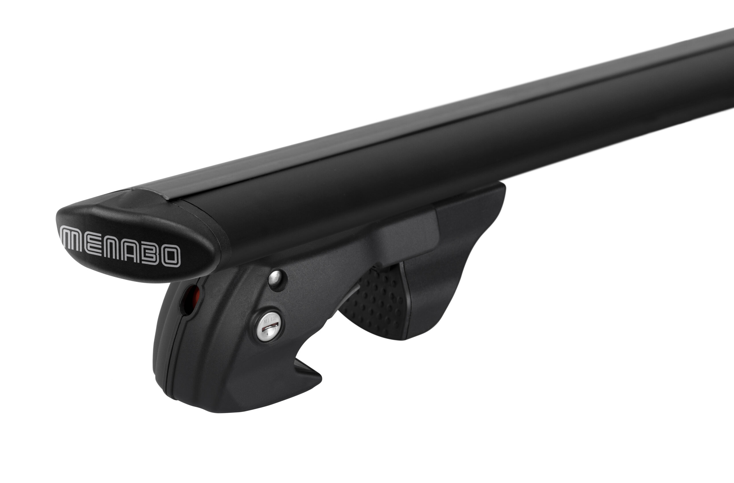 MENABO Μπαρες Οροφης Αλουμινιου Fender 118 Cm Σε Μαυρο Χρωμα Για Volvo V40 Cross Country 5 Doors 2013> Με Raised Rails - 2 Τεμ. (14660/MB) - Thumbnail 5