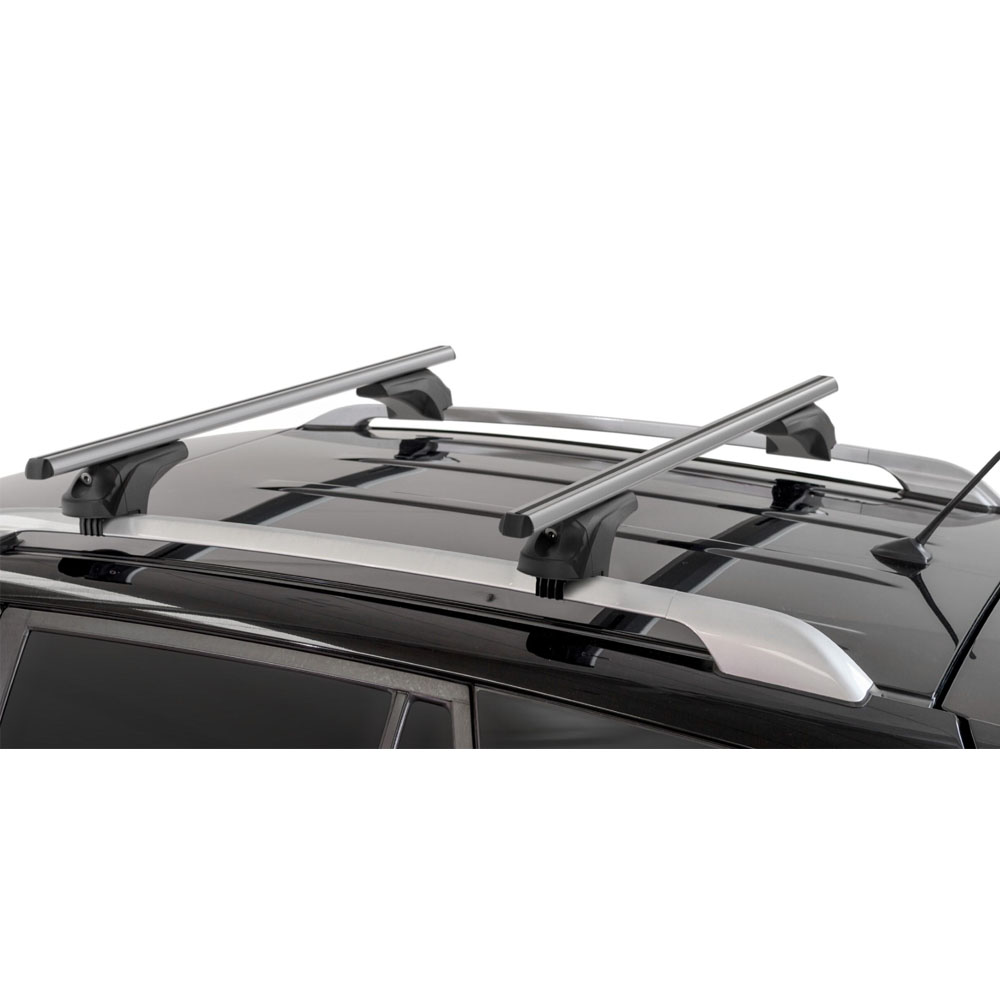 MENABO Μπαρες Αλουμινιου Ariem 118.5 Cm Σε Ασημι Χρωμα Για Bmw X3 (G45) 5 Doors 2024> Με Flush Ή Raised Rails - 2 Τεμ. (14700/MB) - Thumbnail 3