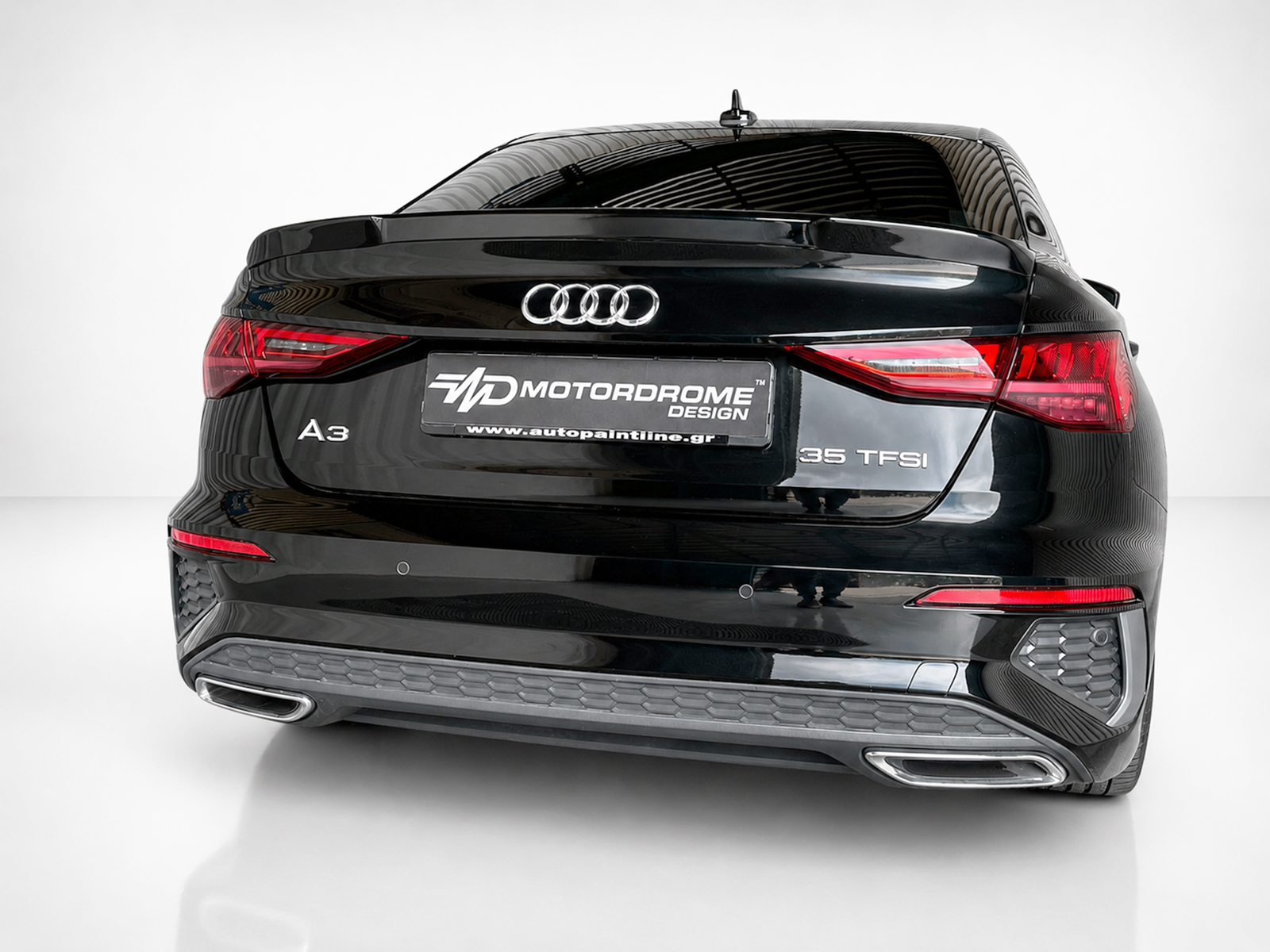 MOTORDROME - Αεροτομή Για Audi A3 / A3 S-line / S3 / RS3 Sedan 8Y - 1 Τεμ.  (A-529) - Thumbnail 4