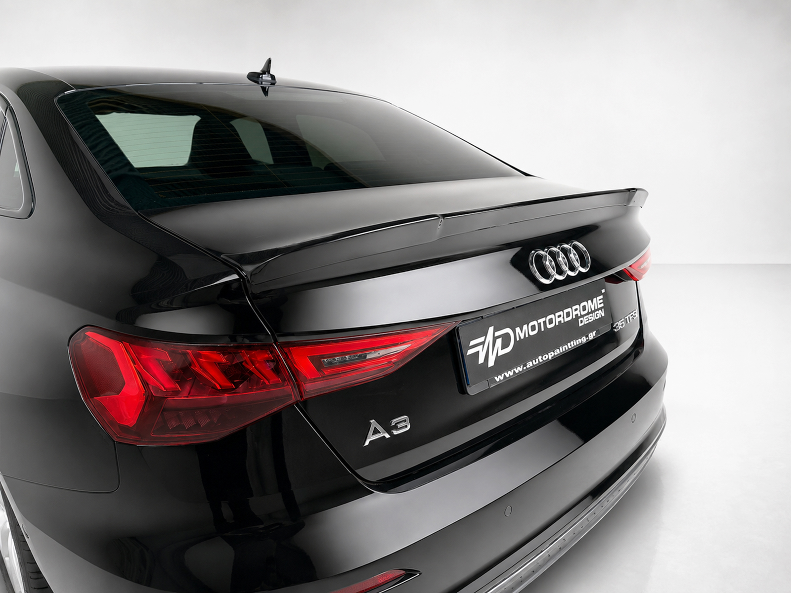 MOTORDROME - Αεροτομή Για Audi A3 / A3 S-line / S3 / RS3 Sedan 8Y - 1 Τεμ.  (A-529) - Thumbnail 6