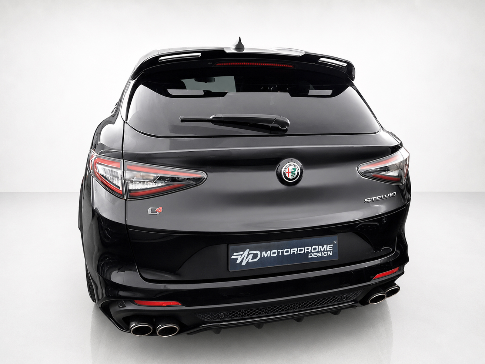 MOTORDROME - Αεροτομή Οροφής Για Alfa Romeo Stelvio MK1 - 1 Τεμ.  (A-539) - Thumbnail 2