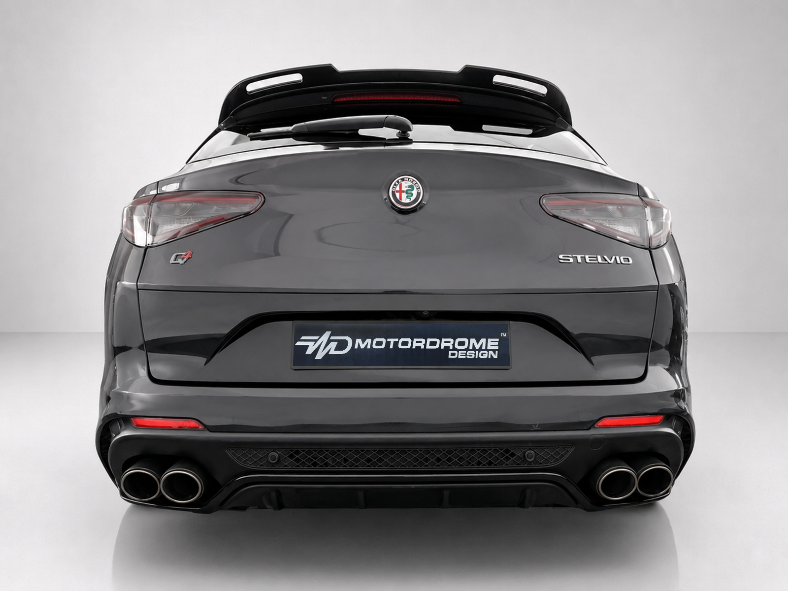 MOTORDROME - Αεροτομή Οροφής Για Alfa Romeo Stelvio MK1 - 1 Τεμ.  (A-539) - Thumbnail 4