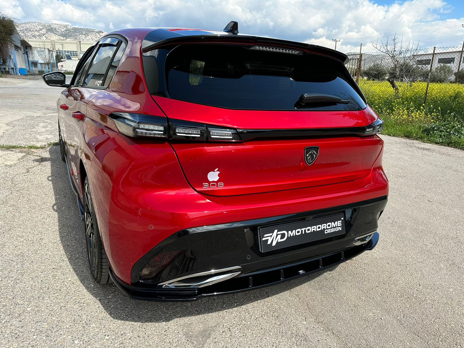 MOTORDROME - Αεροτομή Οροφής Για Peugeot 308 MK3 Hatchback (2021-) - 1 Τεμ.  (A-492) - Thumbnail 2