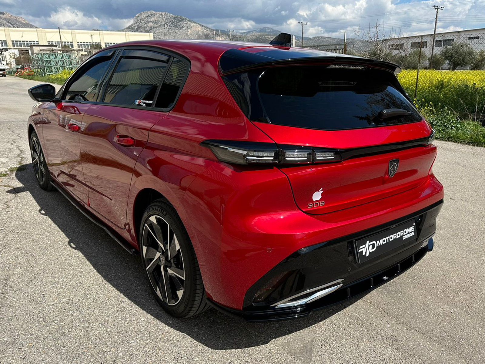MOTORDROME - Αεροτομή Οροφής Για Peugeot 308 MK3 Hatchback (2021-) - 1 Τεμ.  (A-492) - Thumbnail 5