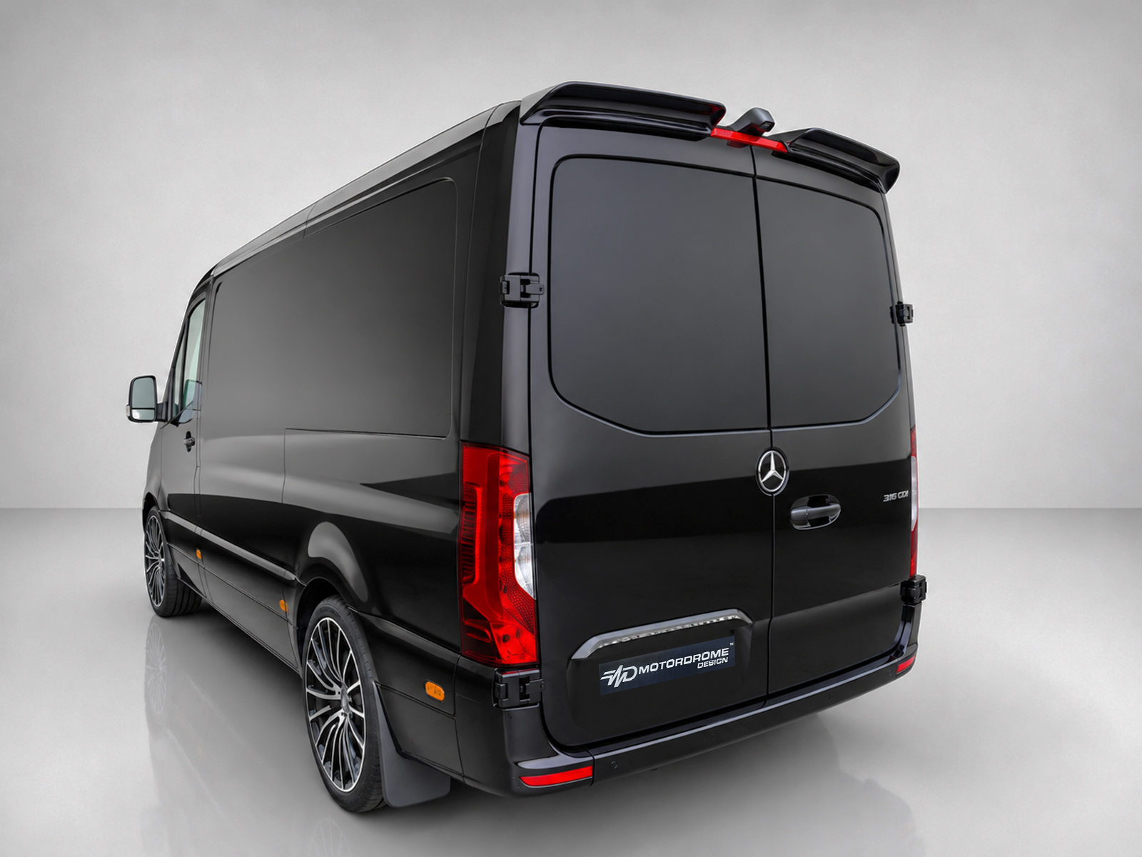 MOTORDROME - Αεροτομή Οροφής Διπλή Πόρτα Για Mercedes Sprinter H1 MK2 / MK3 / Volkswagen Crafter H1 MK1 - 1 Τεμ.  (A-557) - Thumbnail 2