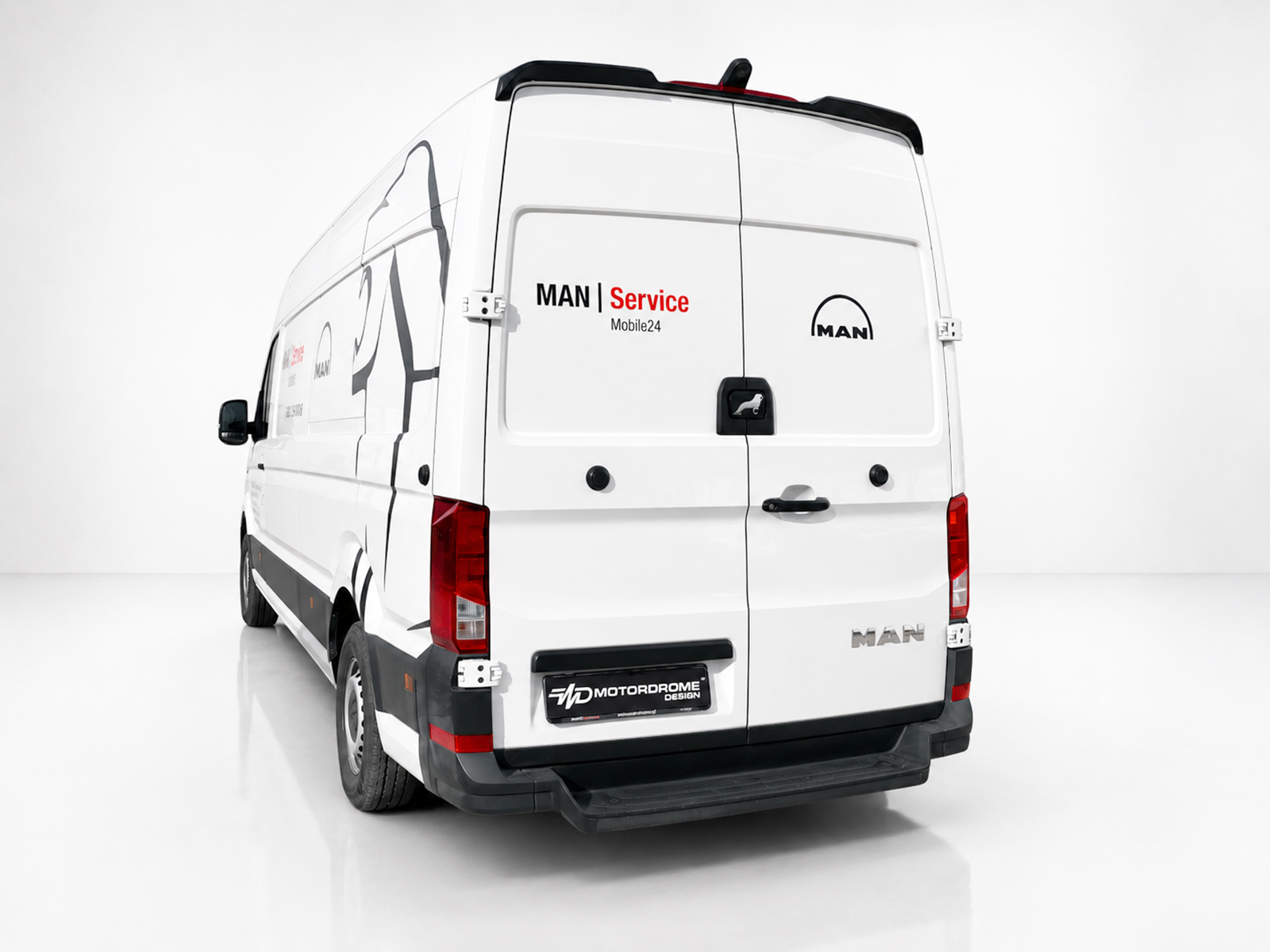 MOTORDROME - Αεροτομή Οροφής V.1 Διπλή Πόρτα Για Volkswagen Crafter MK2 High Roof H2 / Man Tge High Roof H2 - 1 Τεμ.  (A-561) - Thumbnail 2