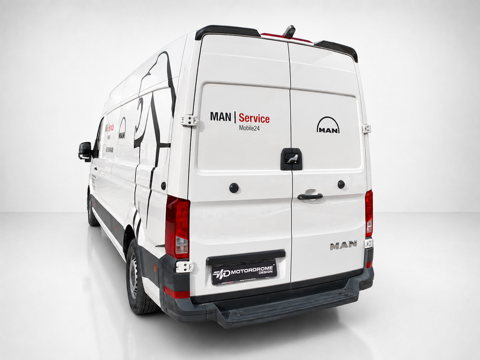 MOTORDROME - Αεροτομή Οροφής V.2 Διπλή Πόρτα Για Volkswagen Crafter MK2 High Roof H2 / Man Tge High Roof H2 - 1 Τεμ.  (A-563) - Thumbnail 2