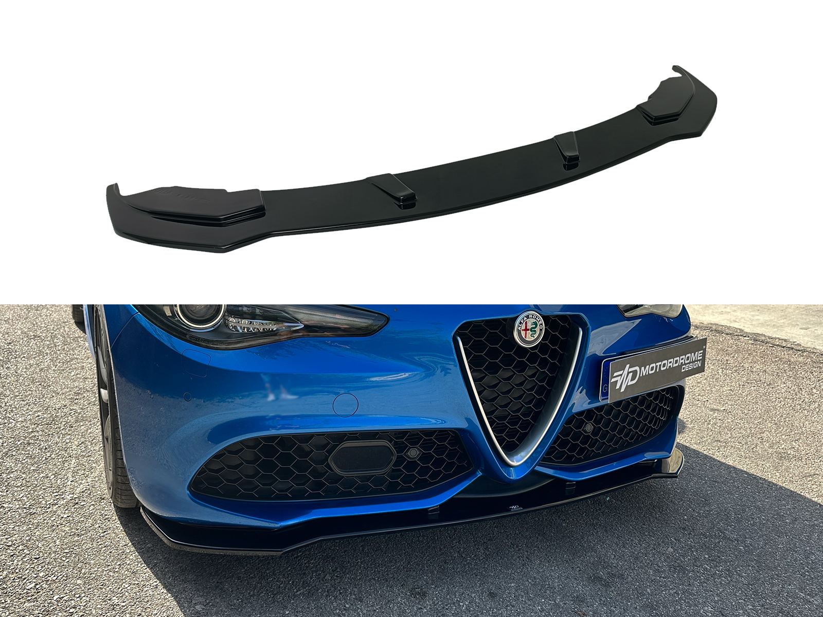 Motordrome - Εμπρός Σπλίτερ για Alfa Romeo Giulia Veloce - 1 Τεμ.  (K188-001)