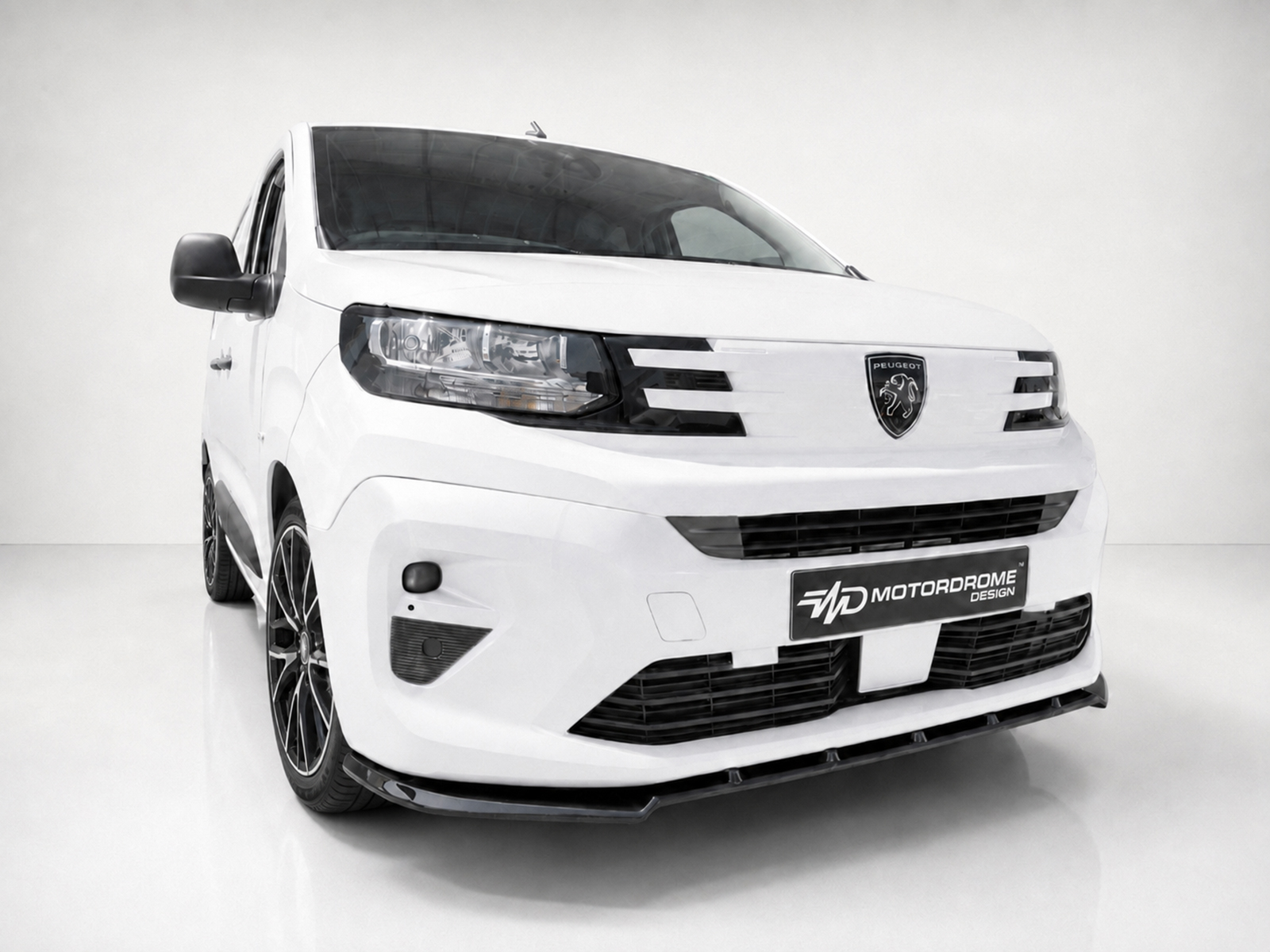 MOTORDROME - Εμπρός Σπλίτερ Για Citroen Berlingo L2 MK3 Facelift / Peugeot Partner L2 MK3 Facelift - 1 Τεμ.  (K222-001) - Thumbnail 2
